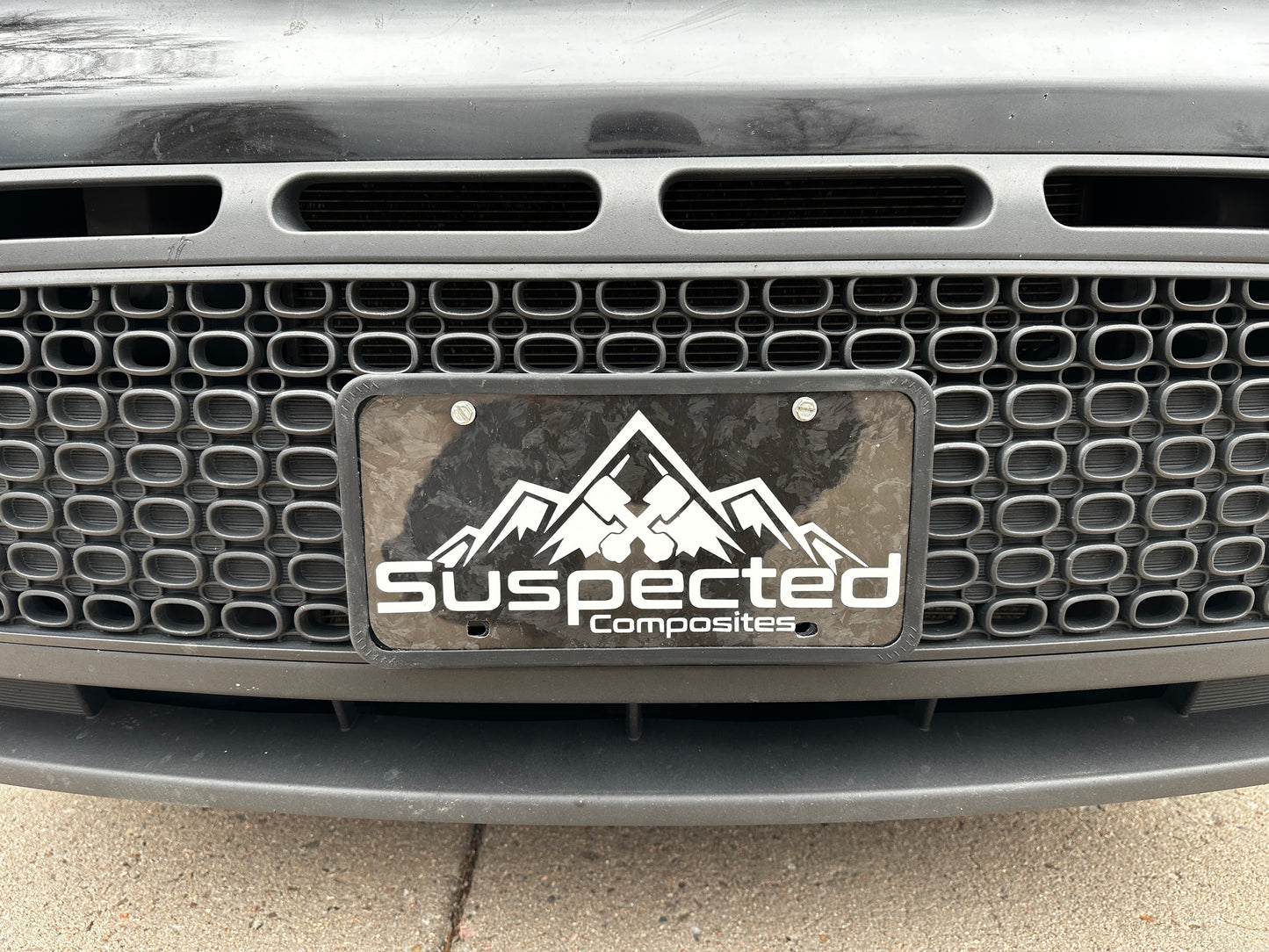 Forged Carbon License Plate (Pair)