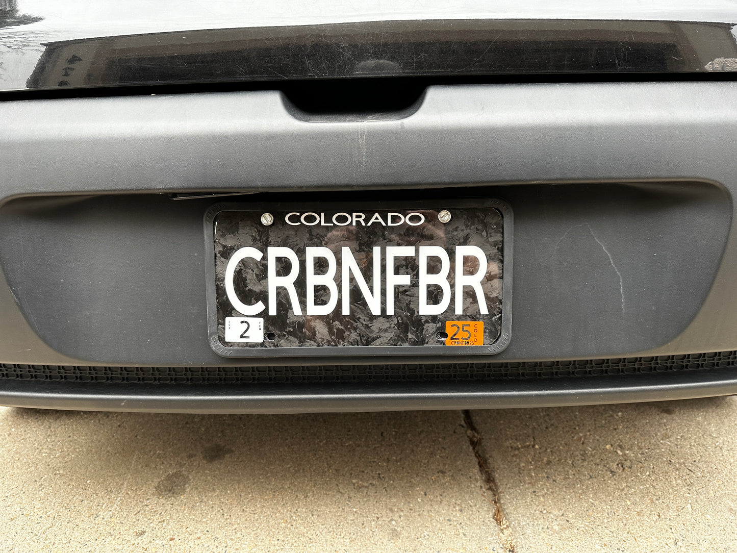 Forged Carbon License Plate (Pair)